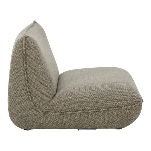 Zeppelin Slipper Chair Speckled Pumice by Moes Home