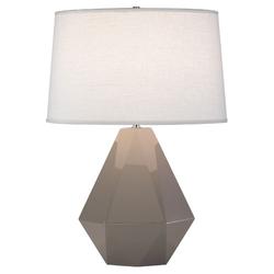 Smokey Taupe Delta Table Lamp by ROBERT ABBEY