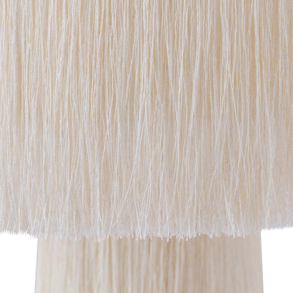 Atolla Cream Tassel Table Lamp by tov furniture
