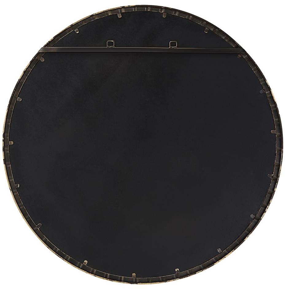 Dandridge Gold Round Mirror by Uttermost
