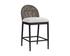 CALANDRI COUNTER STOOL - BLACK - LOUIS CREAM by Sunpan