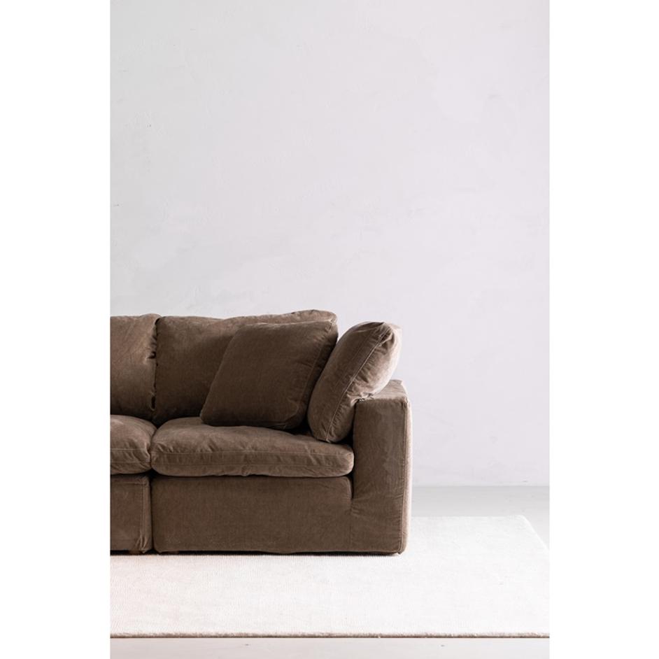 TERRA CORNER CHAIR PERFORMANCE FABRIC DESERT SAGE by Moes Home