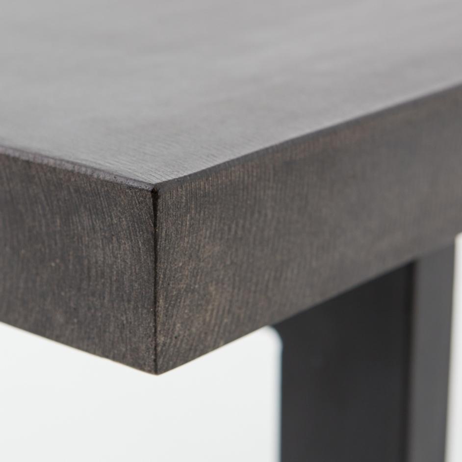 Judith Outdoor Dining Bench In Metal Base by FOUR HANDS