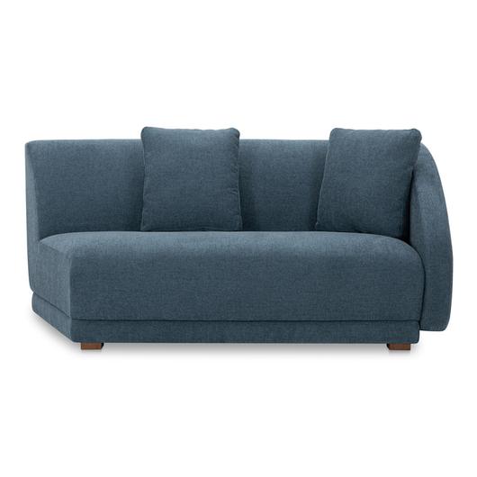Fraser Right Arm Facing Sofa Deep Blue by Moes Home
