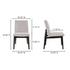 Charlie Dining Chair Beige– Set Of Two by Moes Home