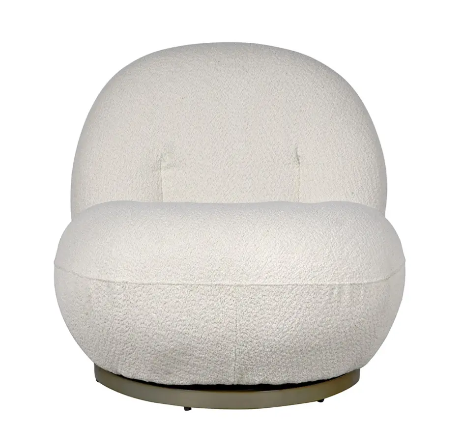 Artemis Chair, Boucle Fabric by Noir Furniture