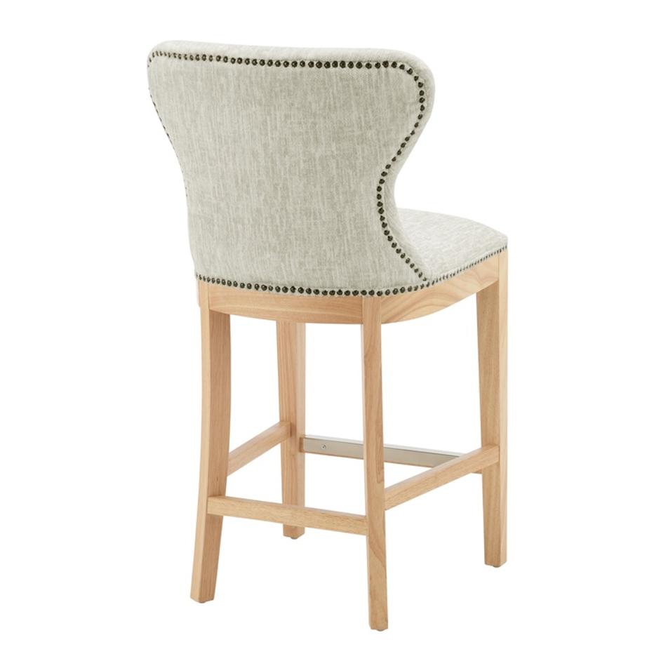 Dorsey Fabric Counter Stool, Pasadena Beige by New Pacific Direct