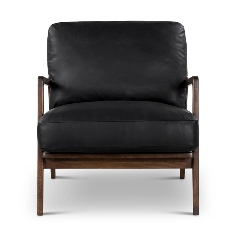 Carmelo Leather Accent Chair by Urbia Imports