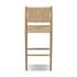 Dara Bar Stool In Toasted Ash And Natural Paper Cord by Four Hands
