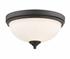 Bordeaux 2 Light Flush Mount  in Bronze Finish by Z-Lite