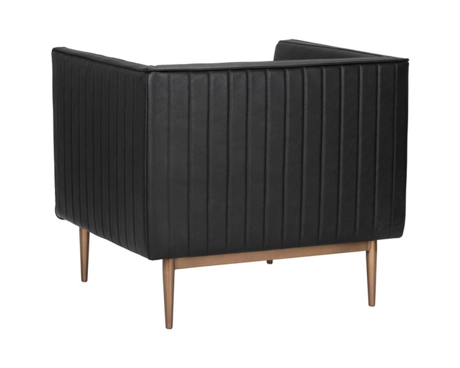 BATAVIA ARMCHAIR - VINTAGE BLACK by Sunpan