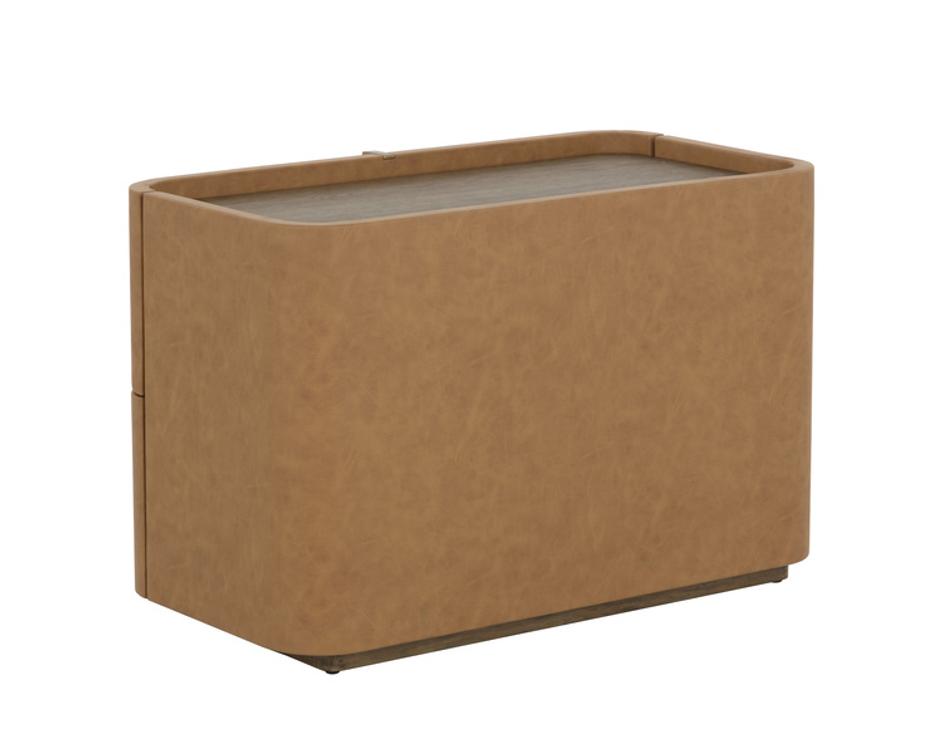 JAMILLE NIGHTSTAND - LARGE - COGNAC by Sunpan