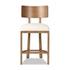 Terrance Counter Stool In Thames Cream And Amber Ash And Amber Ash Veneer by Four Hands