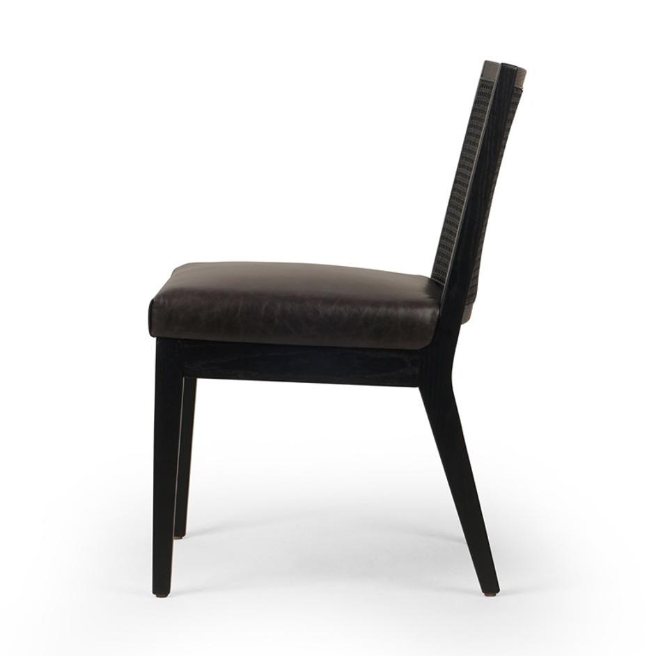 Antonia Armless Dining Chair In Black by FOUR HANDS