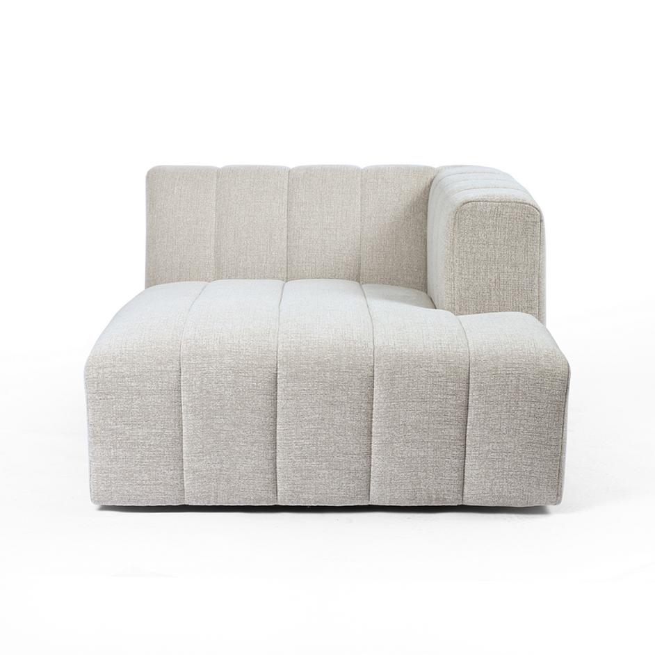 Langham Channelled Raf Chaise Piece by FOUR HANDS