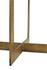 Brass Base Grain End Table by Furniture Classics