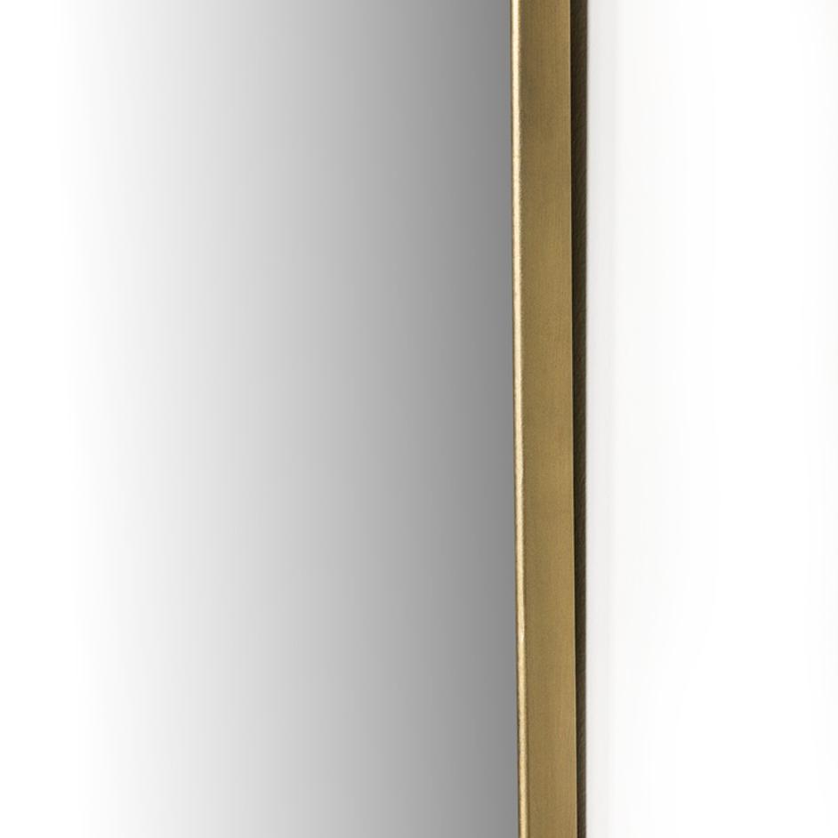 Jacques Mirror In Antique Brass by FOUR HANDS
