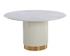 PALOMA DINING TABLE - ROUND - WHITE MARBLE - 54" by Sunpan