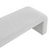 Vioreen Fabric Bench, Boucle Beige by New Pacific Direct