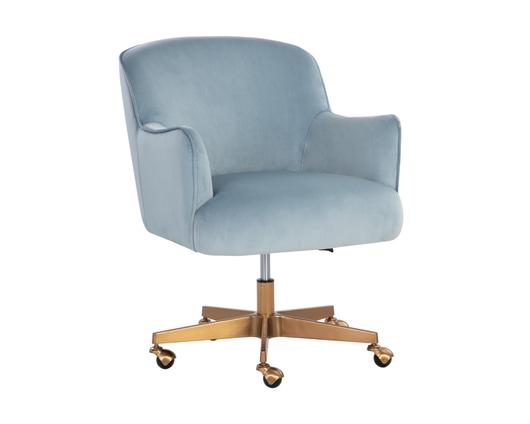 KARINA OFFICE CHAIR - CORNFLOWER BLUE SKY by Sunpan