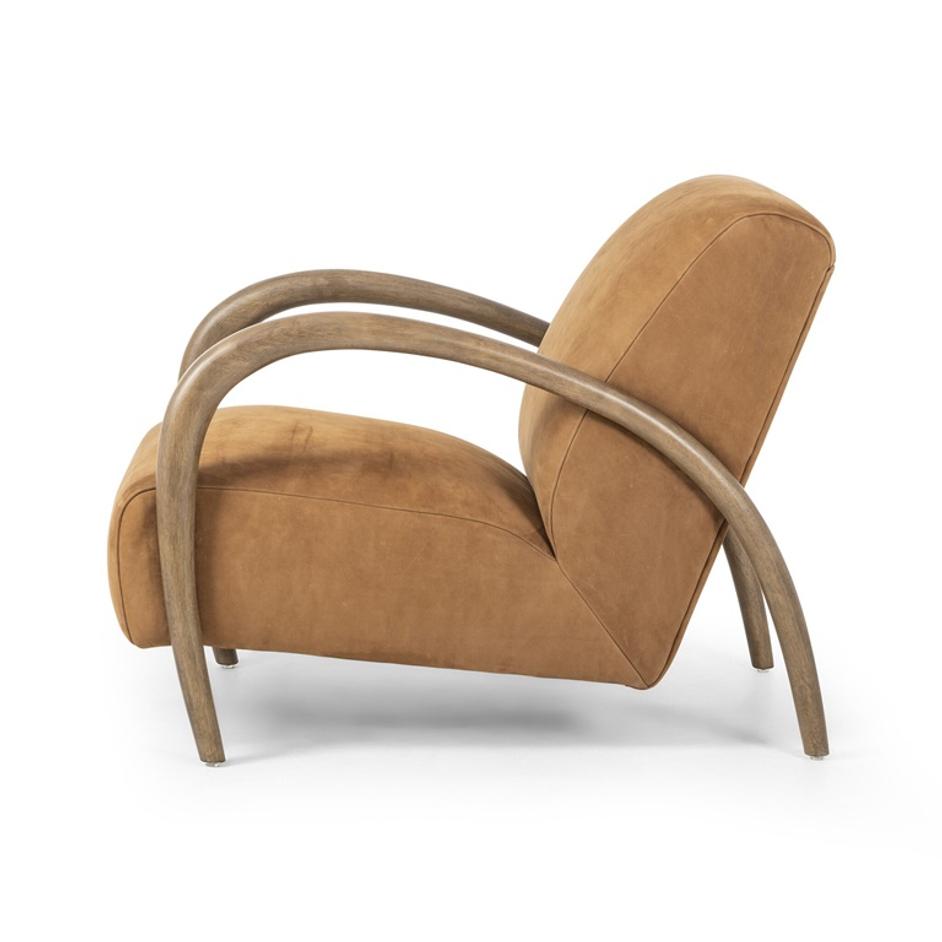 Sandro Chair - Nubuck Cognac by Four Hands