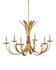 Bette Gold Chandelier In Grecian Gold Leaf by Currey & Company