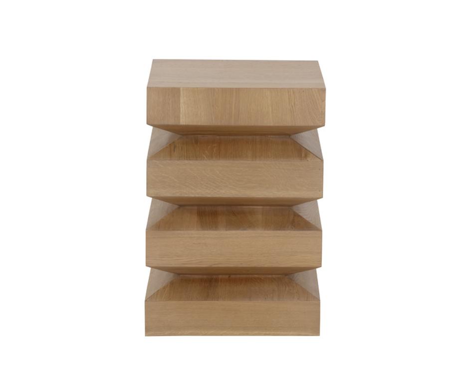 CORMAC END TABLE - RUSTIC OAK by Sunpan