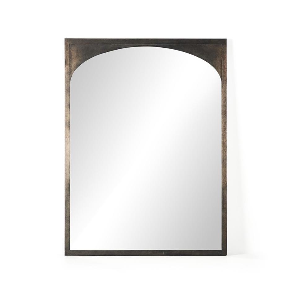 Troyes Floor Mirror - Burnished Charcoal by Four Hands
