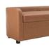 Wendy KD Faux Leather Storage Bench, Vintage Cider by New Pacific Direct