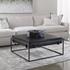 Telone Modern Black Coffee Table by Uttermost