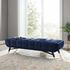 Scholar 60" Performance Velvet Bench In Midnight Blue by Modway Furniture