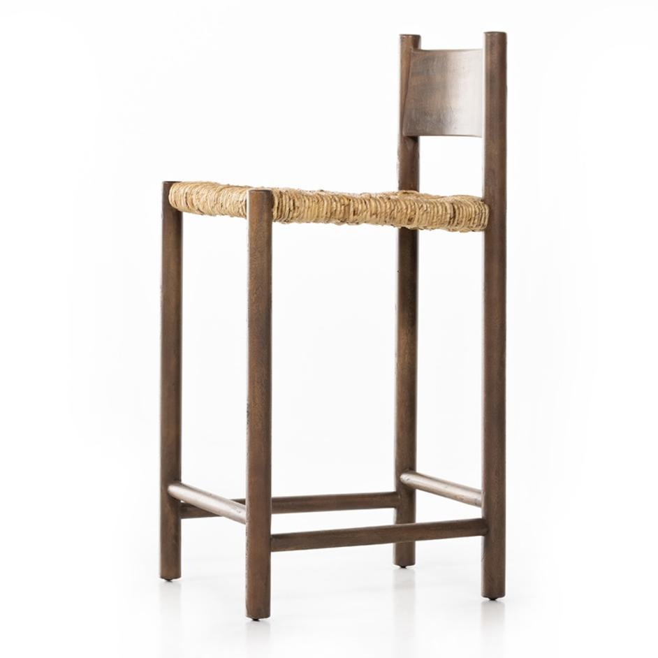 Largo Bar Stool In Russet Mango In Counter by FOUR HANDS