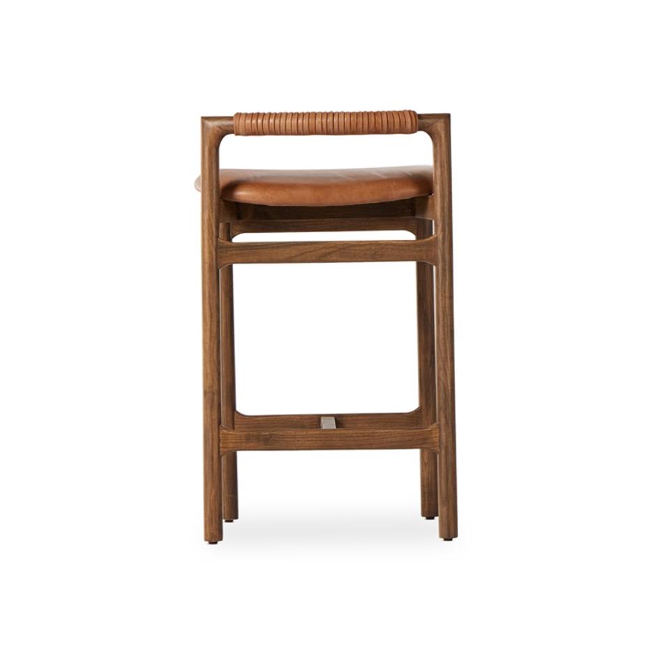 Baden Stool In Haven Tobacco In Counter by FOUR HANDS