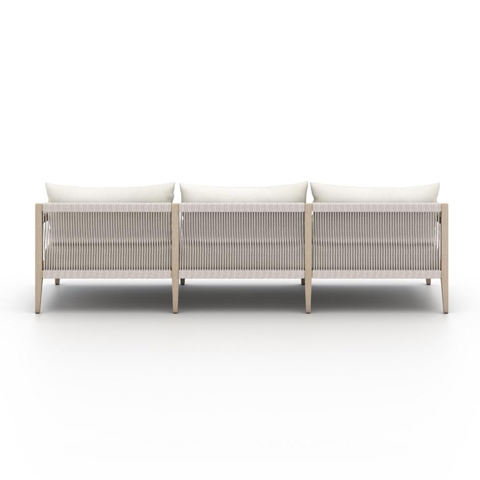 Sherwood Outdoor Sofa 93" In Washed Brown by FOUR HANDS