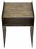 Cyrus Side Table, Aged Brass by Noir Furniture