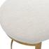 Infinity Gold Accent Stool by Uttermost