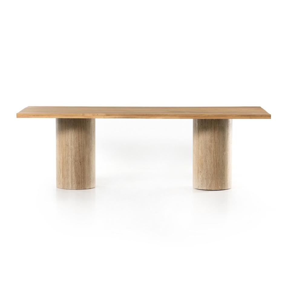 Malia Dining Table - Natural Oak by Four Hands