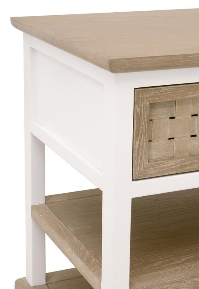 Weave 1-Drawer Side Table by Essentials For Living
