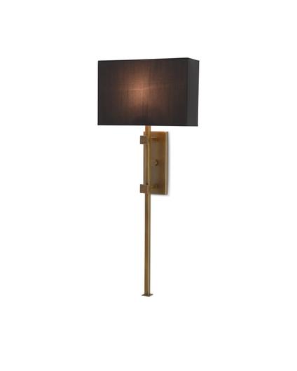 Edmund Wall Sconce In Antique Brass by Currey & Company