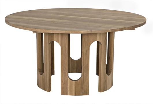 Kirill Table, White Oak by Noir Furniture
