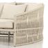 Porto Outdoor Day Bed In White Aluminum by FOUR HANDS