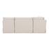 Fable Slipcover Dining Banquette L-Shape Beige 96In by Moes Home