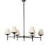 Dodie Chandelier In Jet Black by FOUR HANDS