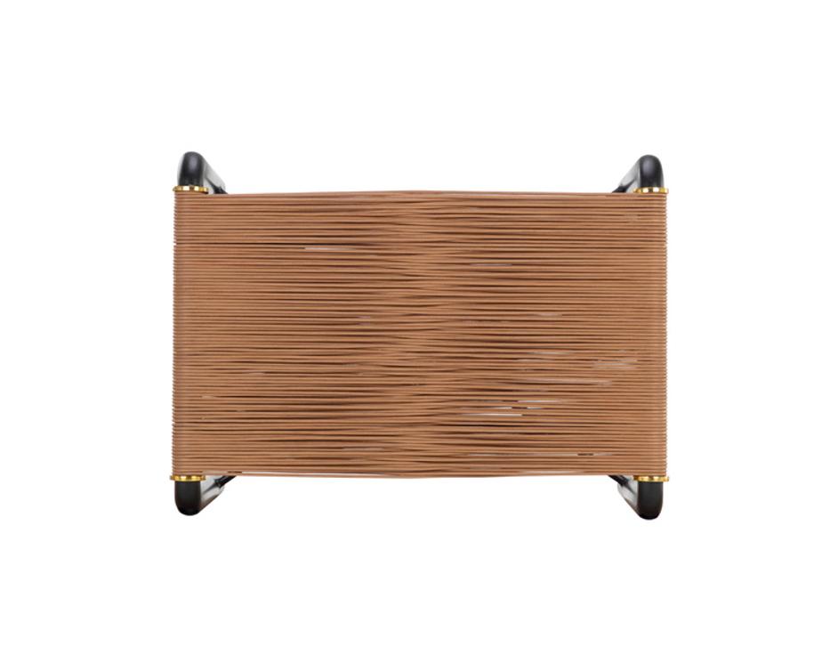 RIZ STOOL - TAN LEATHER by Sunpan