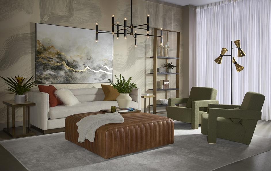 FORESTER LOUNGE CHAIR - COPENHAGEN OLIVE by Sunpan