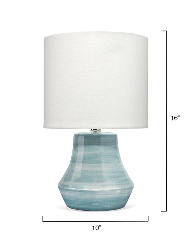 Cottage Ceramic Table Lamp, Blue by Jamie Young