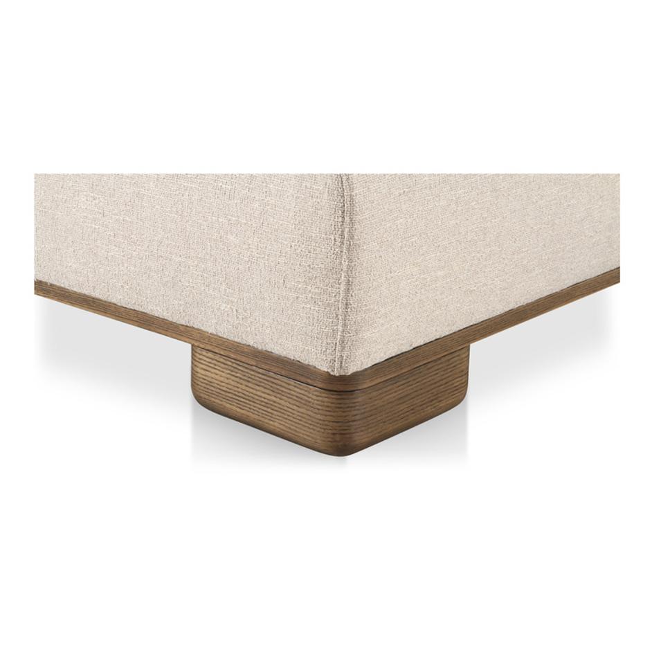 June Ottoman Oatmeal by Moes Home