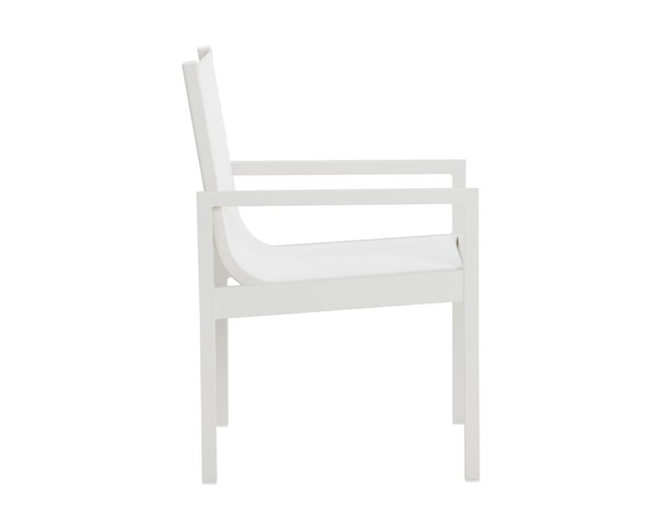 MERANO DINING ARMCHAIR - WHITE by Sunpan