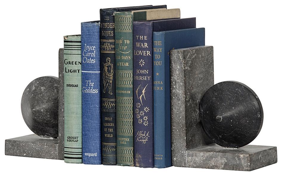 Marble Bookends by Noir Furniture