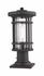 Jordan 1 Light Outdoor Pier Mounted Fixture in Oil Rubbed Bronze Finish by Z-Lite